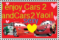 Cars 2 Yaoi Stamp by alamostown