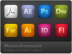 Adobe CS5 MonoChromatic Icons