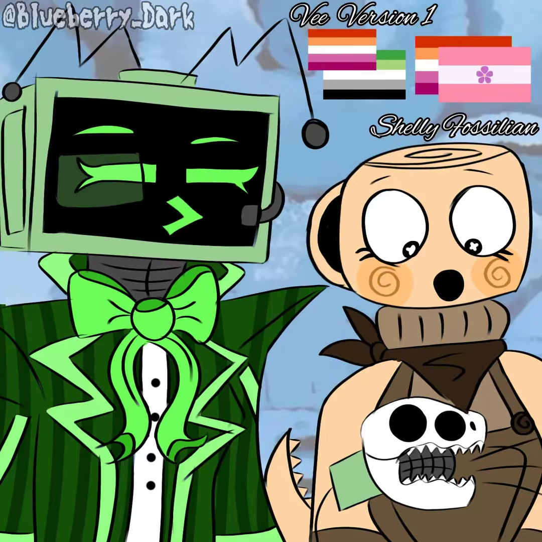 Vee And Shelly by Rockthevelociraptor on DeviantArt