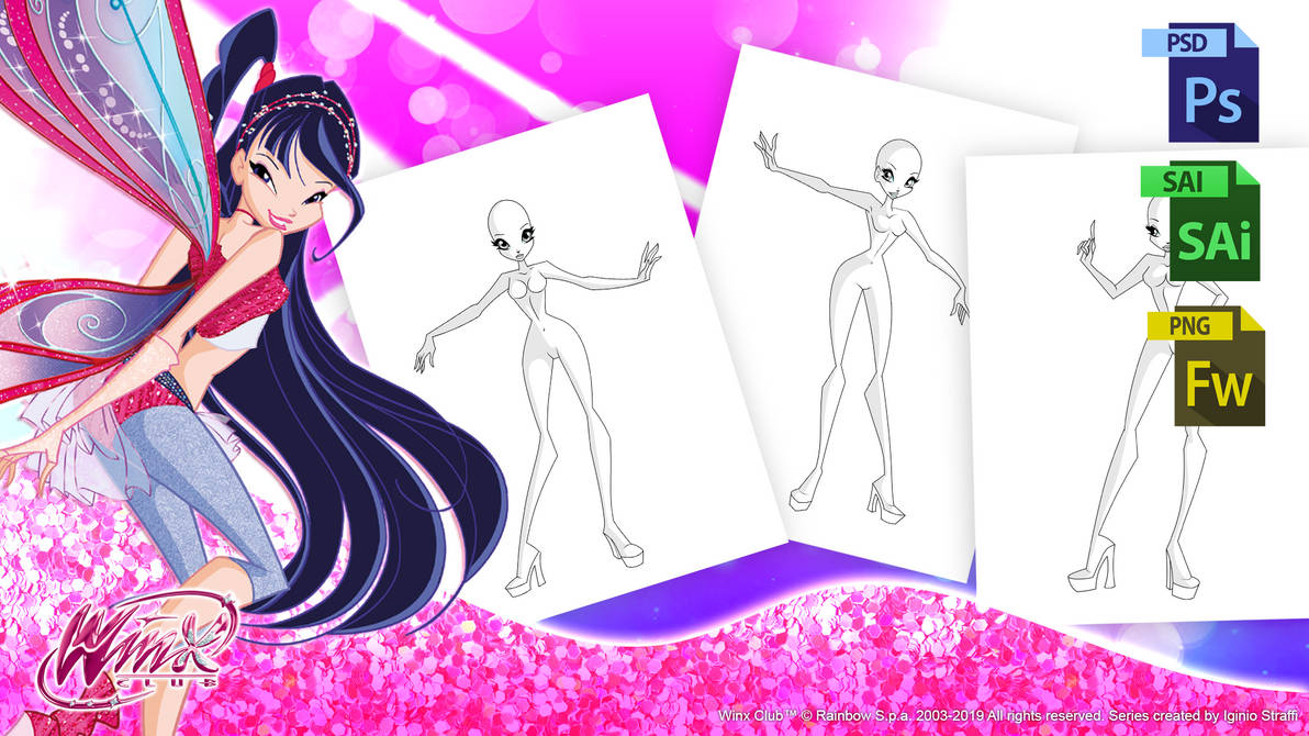 Winx Club - Believix Concept Base by Faeaurelien on DeviantArt