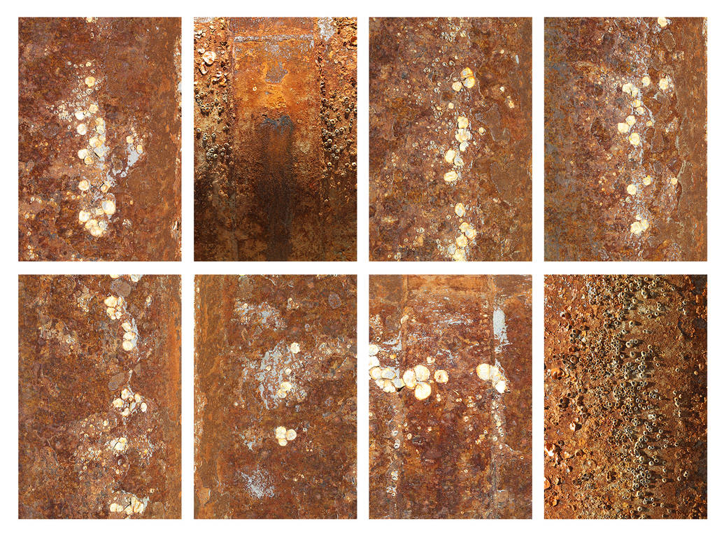 8 HR Rusty Metal Textures by Pablo-Toledo