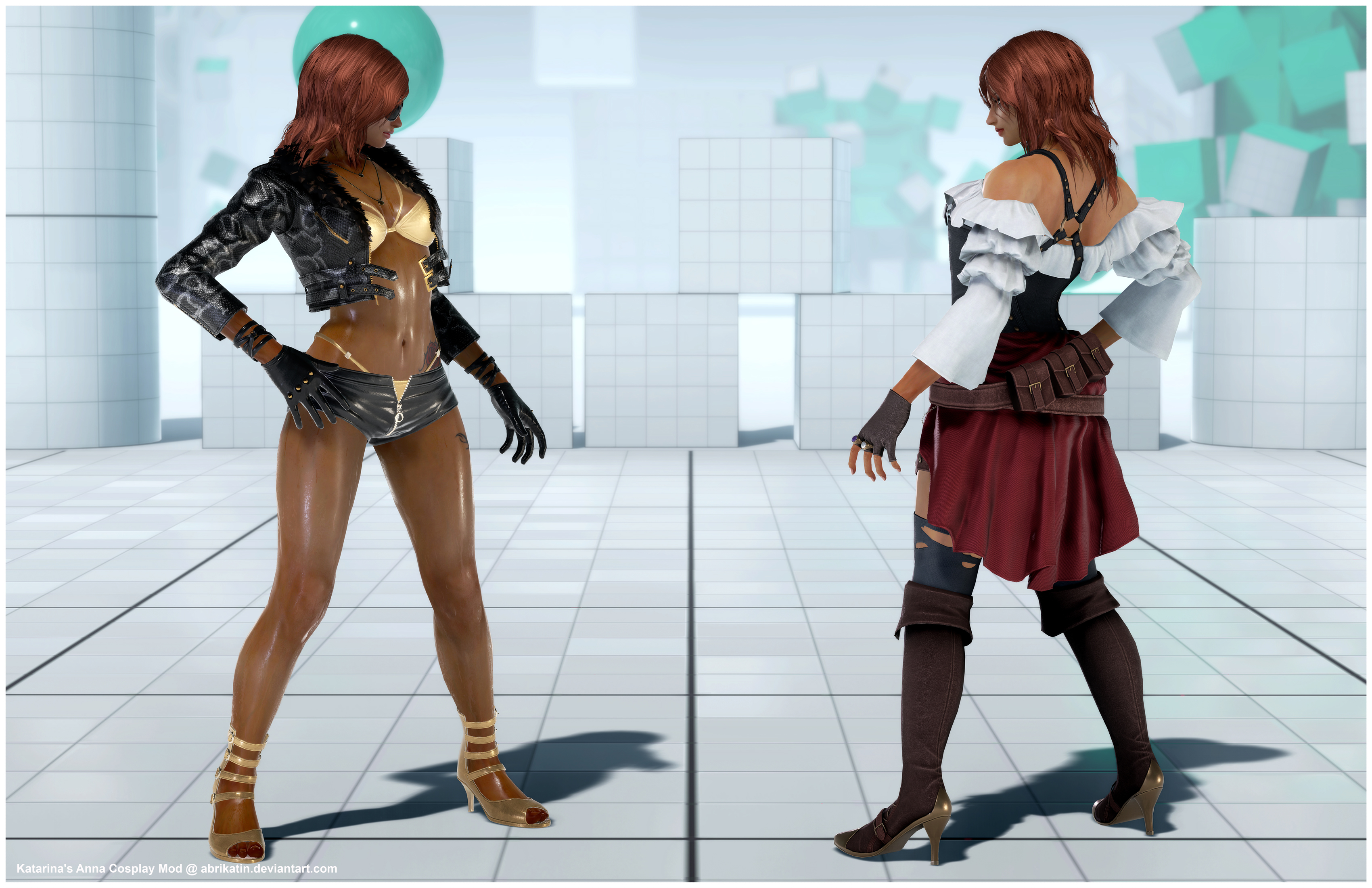 Katarina's Anna Cosplay Tekken 7 PC Mod.
