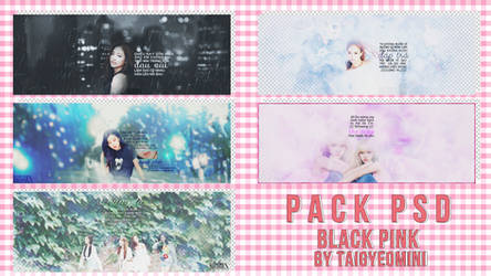 18082016 ///// PACK PSD BLACKPINK