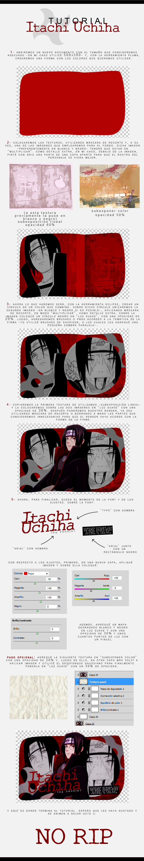 Tutorial: Itachi Uchiha