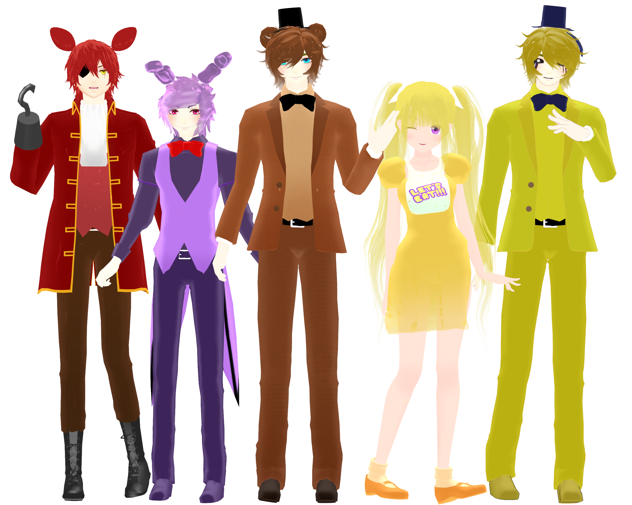 MMD] FNAF 1 DOWNLOAD by MijumaruNr1 on DeviantArt