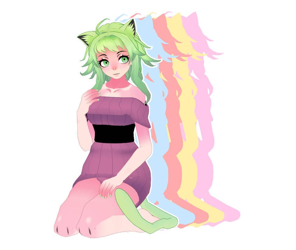 [MMD] TDA Copycat Gumi Download by MijumaruNr1 on DeviantArt