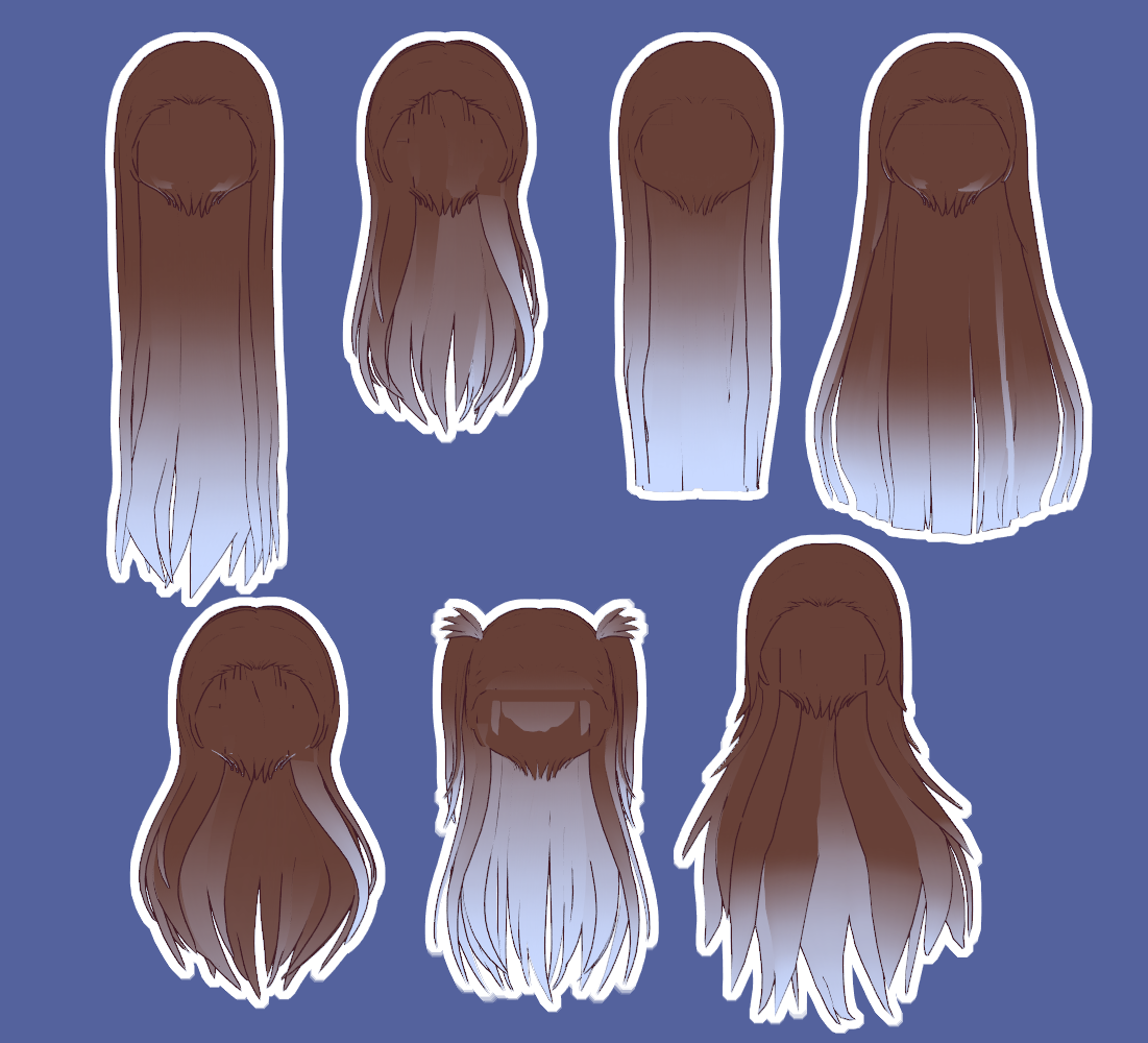 MMD Tanjiro Hair Download (UPDATE 1.1) by Norchet on DeviantArt