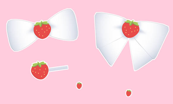 [MMD] Strawberry Accessories Download