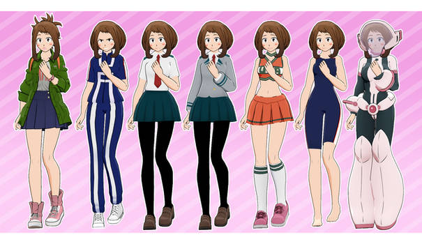 [MMD] TDA Ochaco Uraraka Download