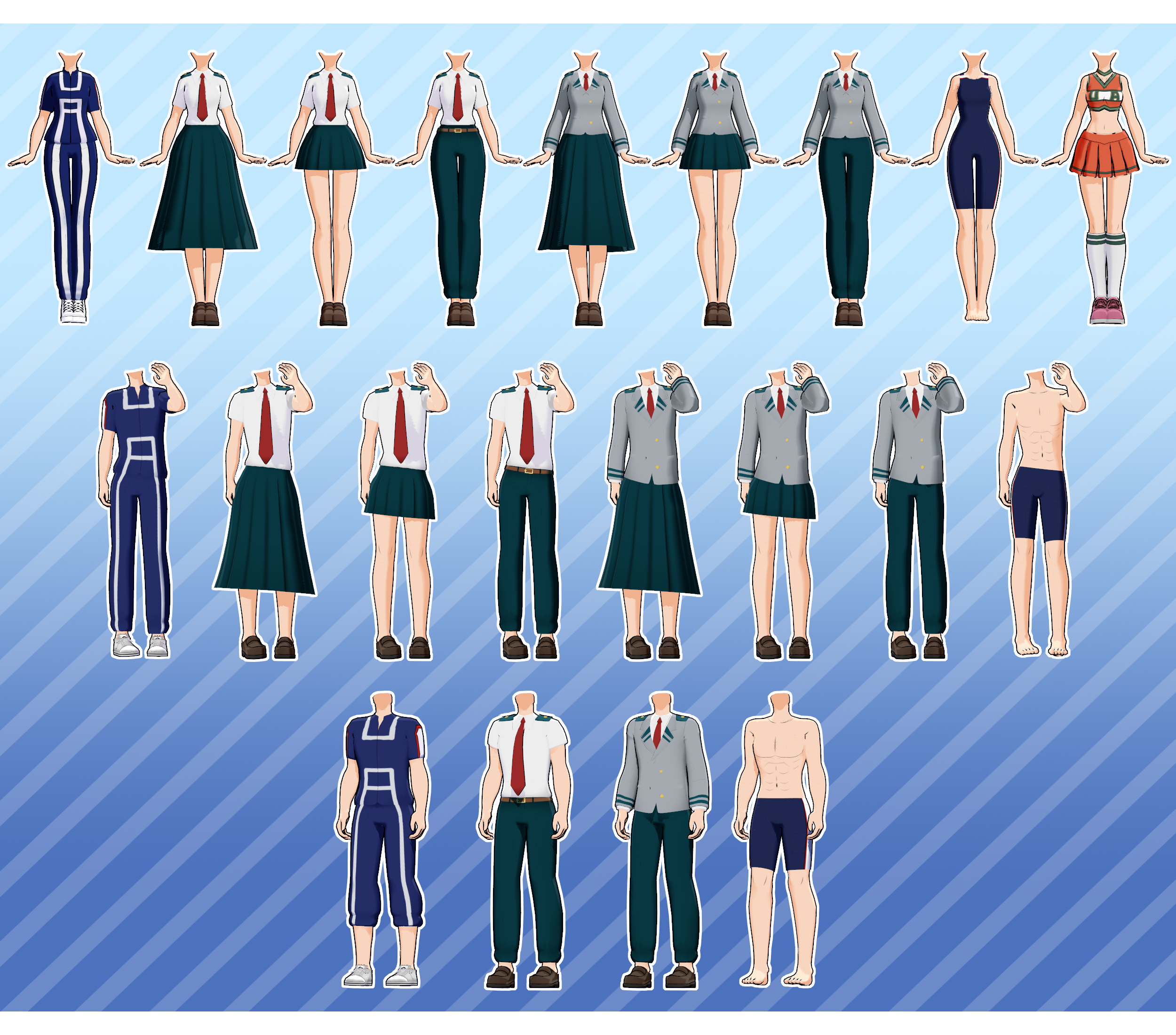 [MMD] TDA MHA Bases ver1.02 Download by MijumaruNr1 on DeviantArt