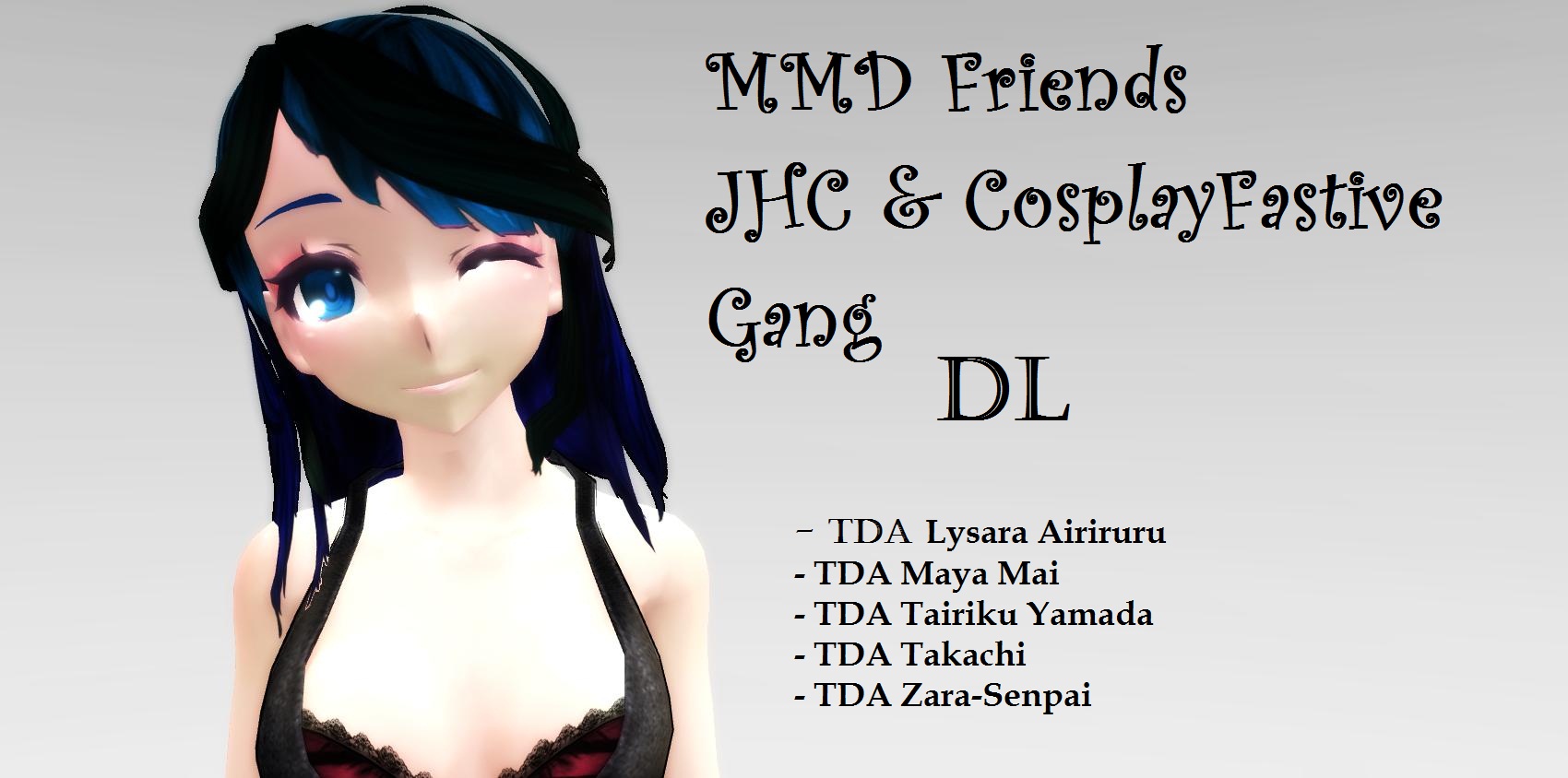 MMD JHC And CosplayFastive Model DL by MiraDj97 on DeviantArt