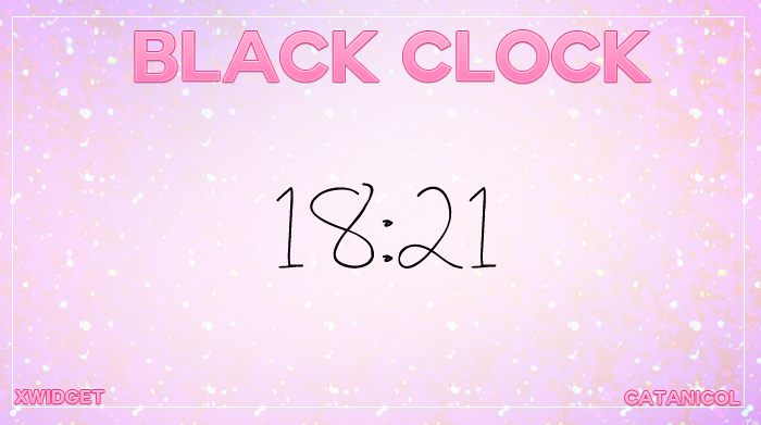 Clock - Black