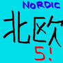 Nordic 5 Written in Japanese