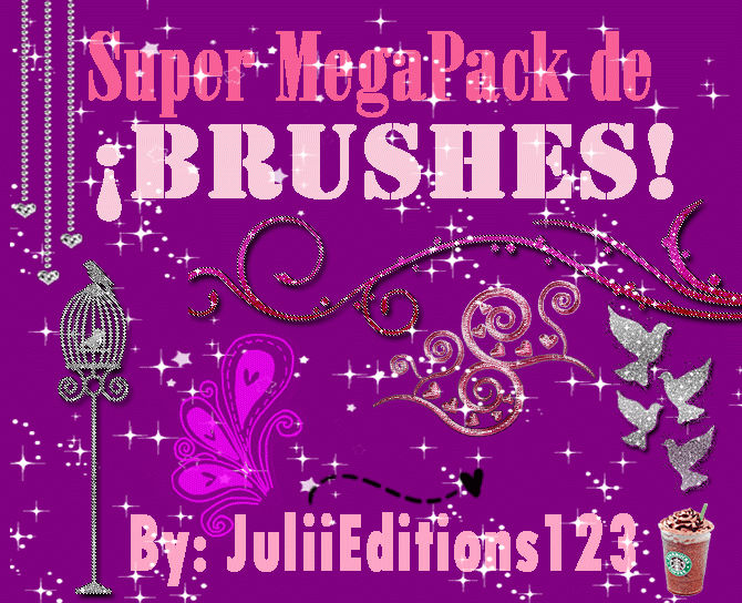 MEGAPACK DE BRUSHES- by JuLiiEditions123 on DeviantArt