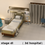 Hospital Infirmary Room - 3D Model