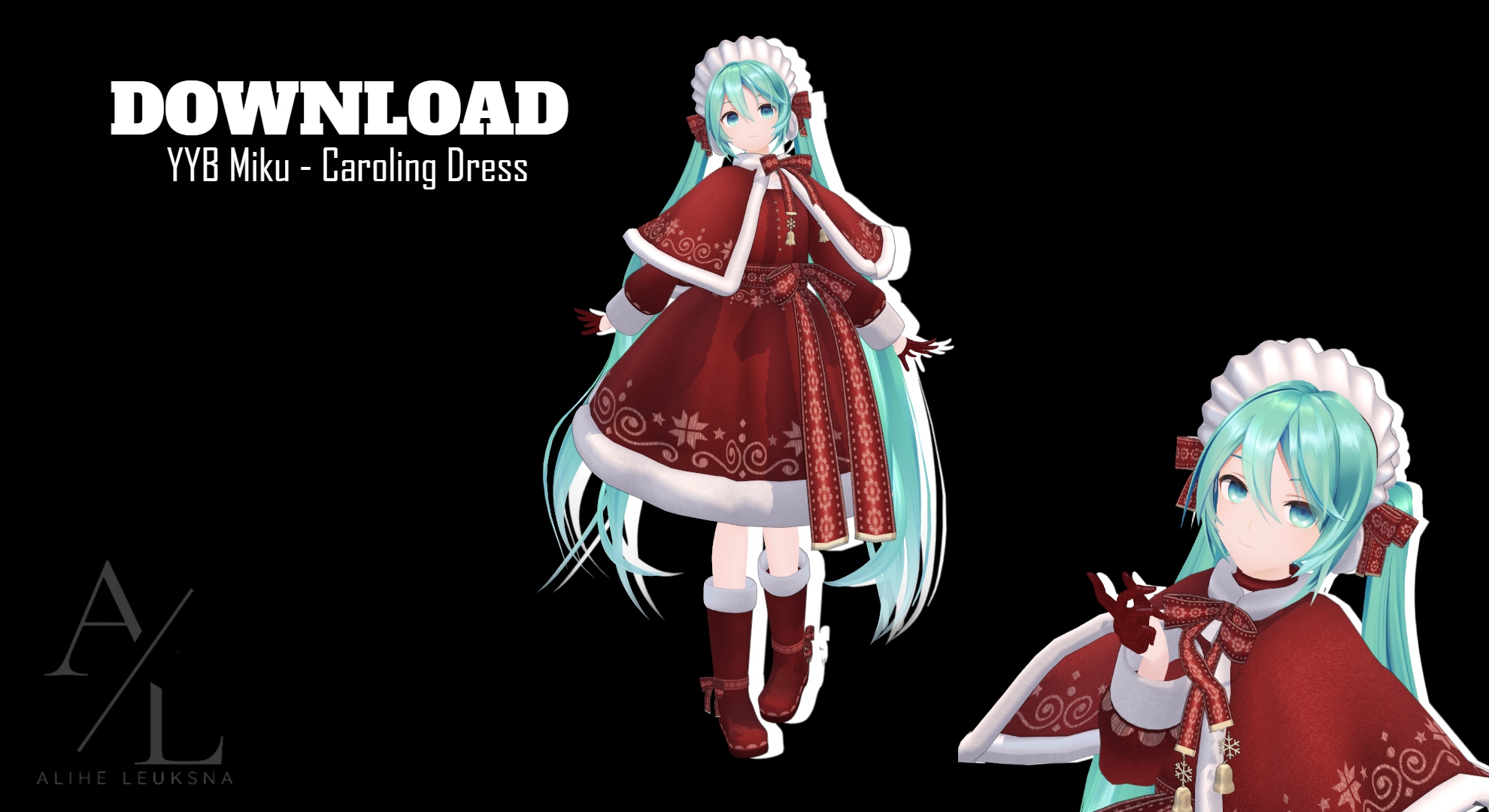 [MMD|DL] YYB Miku - Caroling Dress DOWNLOAD by AliheLeuskna on DeviantArt