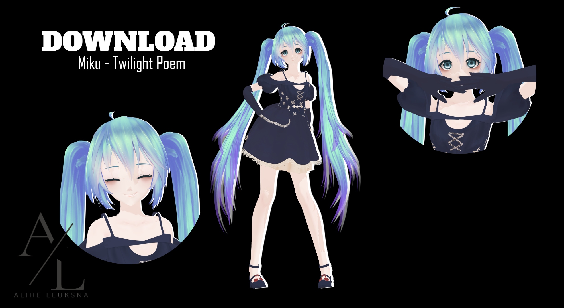 [MMD|DL] TDA Miku - Twilight Poem DOWNLOAD by AliheLeuskna on DeviantArt
