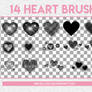 Brushes #1 [Hearts]