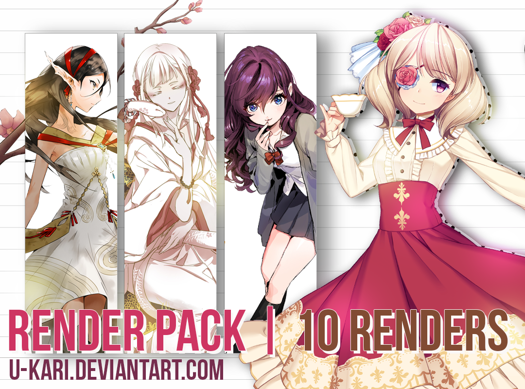 Render Pack #1 by U-kari on DeviantArt