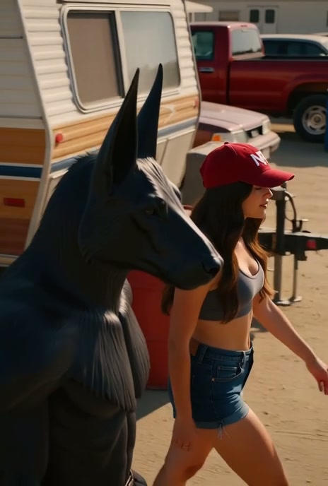 Anubis At The Trailer Park by gamegurlluv on DeviantArt