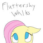 Fluttershy Walking Something on Two Legs