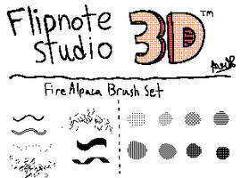 Flipnote Studio 3D Brushes (FireAlpaca)