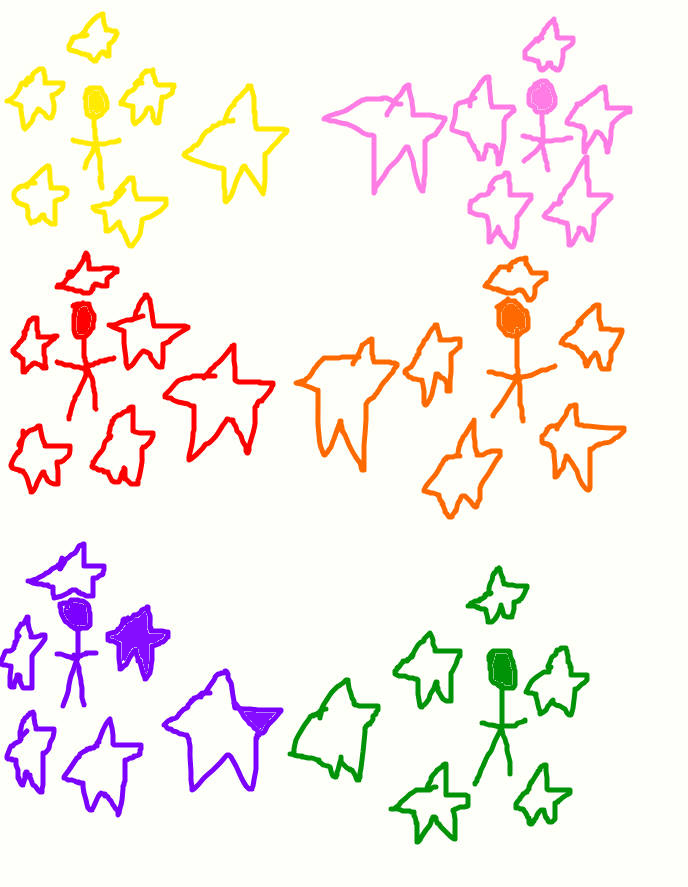 Purple first part of the star by ihatemyparentsloss on DeviantArt