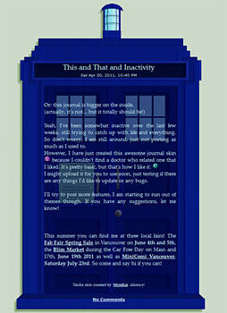 Tardis Journal