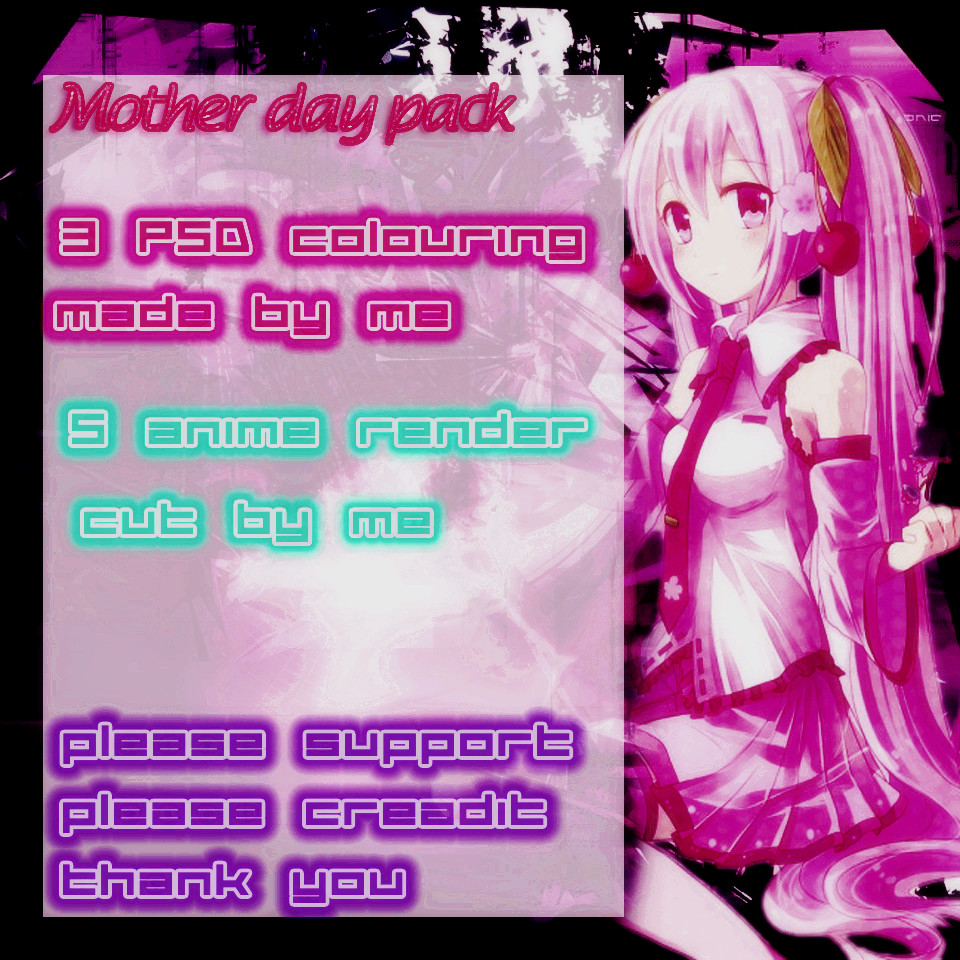 2012 Minoko mother day pack :D