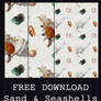 FREE DOWNLOAD - Sand + Seashells Pattern