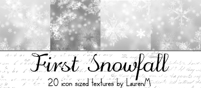 First Snowfall TEXTURES