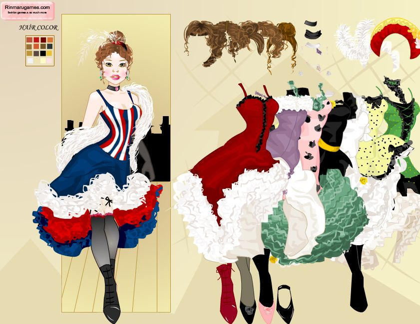 French Cancan Dressup Game By Pichichama On Deviantart