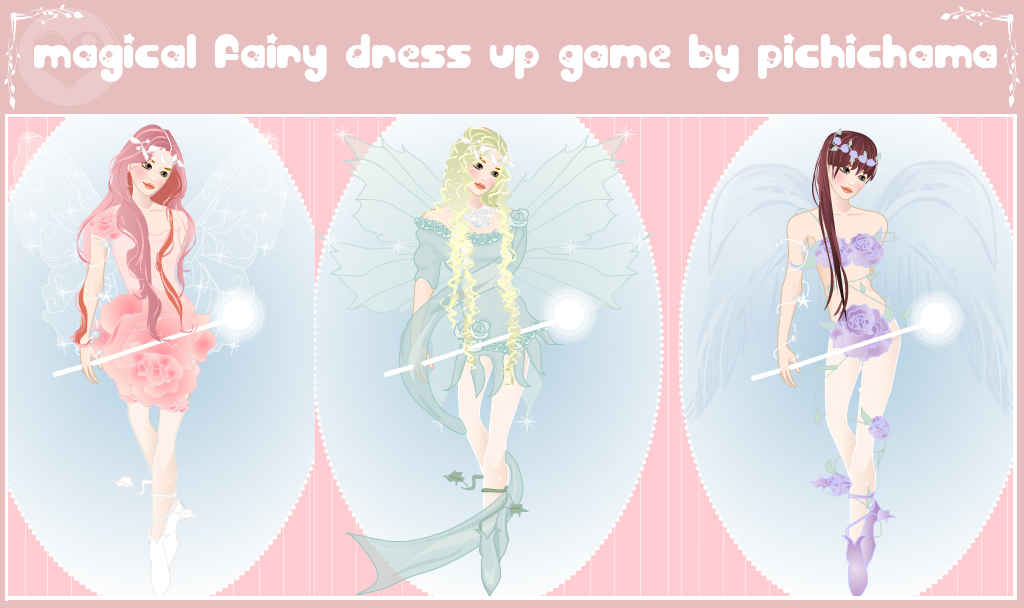 Magical fairy dress up game