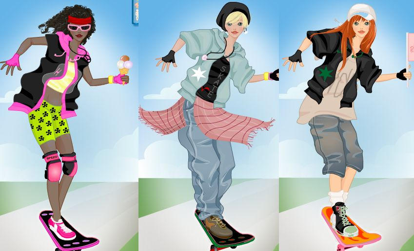 Skater girl dressup game by Pichichama on DeviantArt