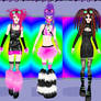 Cyber goth dress up game
