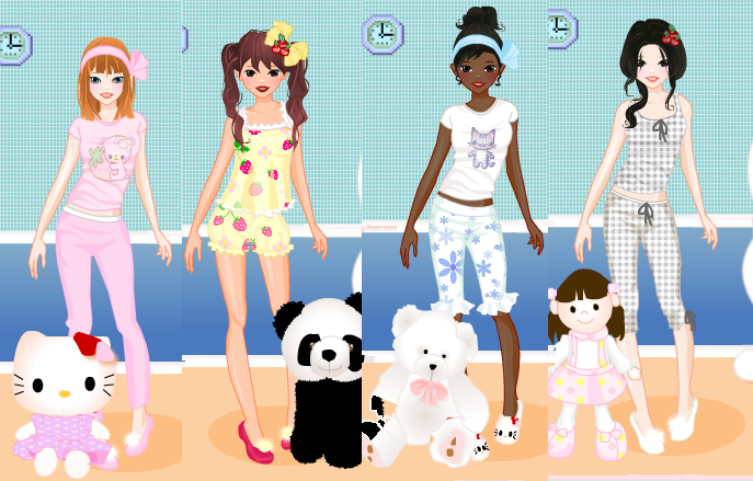 cute pajamas dress up game by Pichichama on DeviantArt