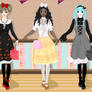 Casual Lolita dress up game