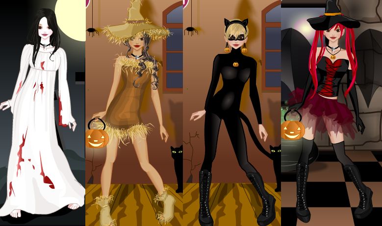 Halloween Party Dress up game