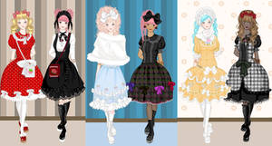 Lolita friends dress up game