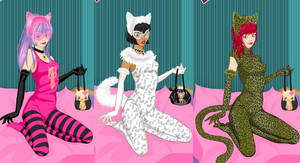 Cat girl fashion dress up game