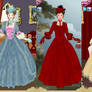 Historical art model dress up