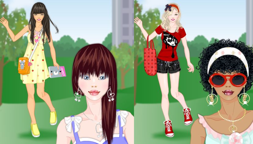 Bff in the park makeover game by Pichichama on DeviantArt