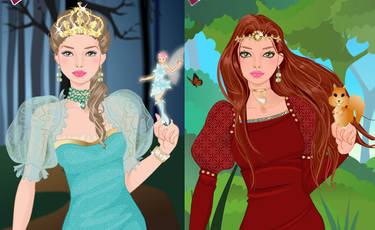 Magical princess makeover game