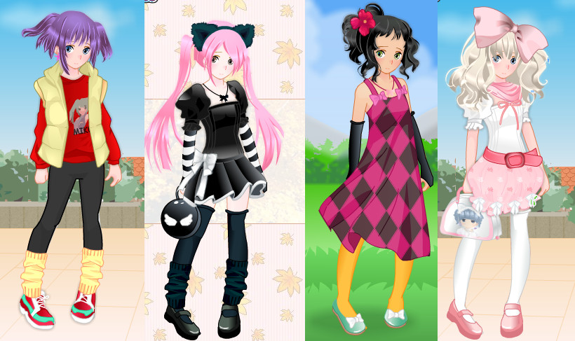 Girl Anime Dress Up Games gambar ke 15