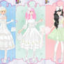 Lolita bride dress up game