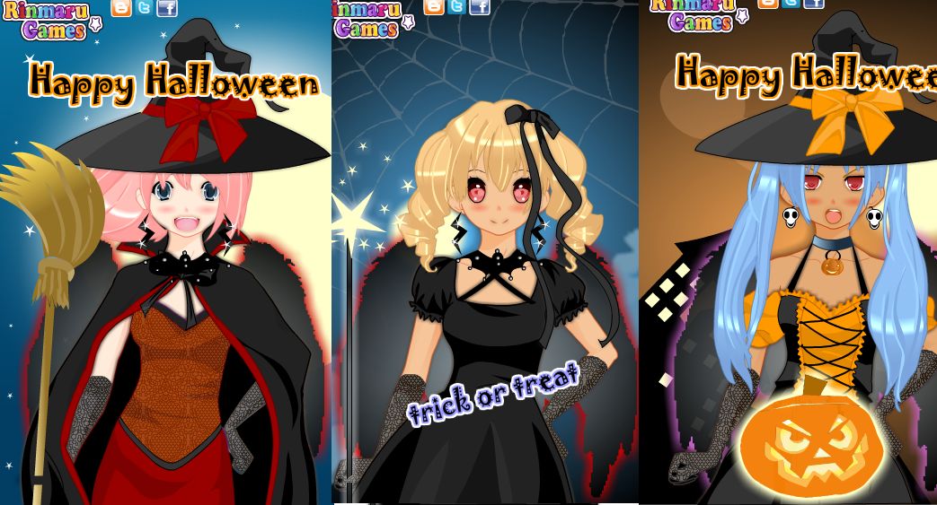 Anime Girl: Halloween Edition [Dress Up Game]