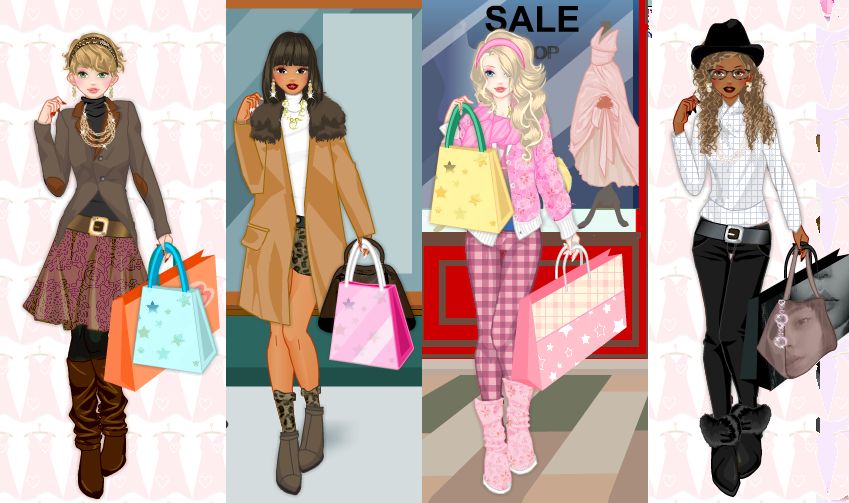 Dress up shopping sale