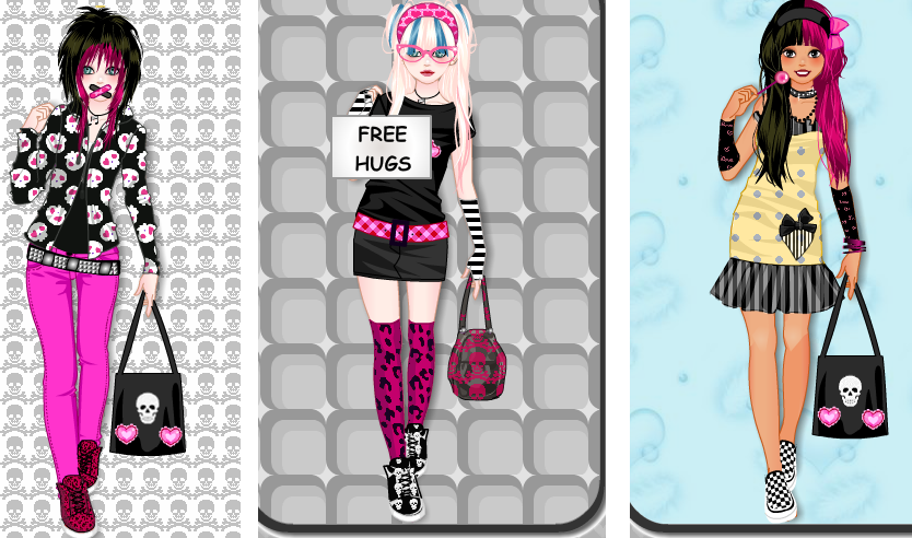 Kawaii Emo Girl Dress Up Game By Pichichama On Deviantart