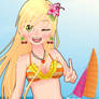 Anime bikini dress up game