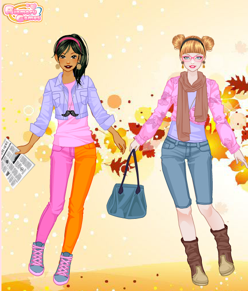 Autumn fashion with bff